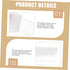 90pcs balacoo Self-Adhesive Transparent Card Sleeves for Organizing Labels and Material Cards for Whiteboards Monitors