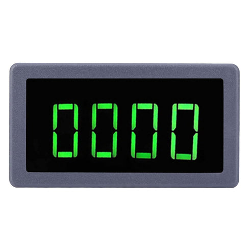 4 Digit LED Motor Tachometer, RPM Speed Measure Meter, Digital Tach Meter with Timer Gauge