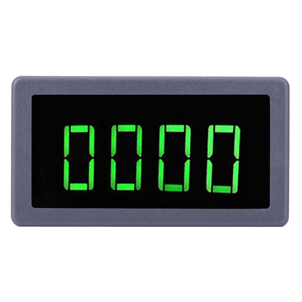 4 Digit LED Motor Tachometer, RPM Speed Measure Meter, Digital Tach Meter with Timer Gauge