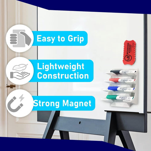 Dry Erase Eraser, Magnetic Whiteboard Cleaner, 5 Pack for Whiteboard, Chalkboard, and Glass