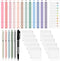 Jutom 29 Pcs Book Annotation Kit, Aesthetic Highlighters, Gel Pens, Sticky Notes, and Markers for Office School