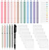 Jutom 29 Pcs Book Annotation Kit, Aesthetic Highlighters, Gel Pens, Sticky Notes, and Markers for Office School