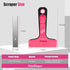 Razor Blade Scraper Tool, 4" Razor Scraper with 20Pcs Replacement Blades, Pink Glass Scraper for Removing Decals