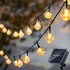 Solar String Lights, Small Crystal Ball Outdoor String Light 60 LED 40ft