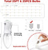 C9 25FT 25 C9 Minetom Clear Christmas String Lights, Blubs Bright & Warm Outdoor Christmas Lights, Long Life String