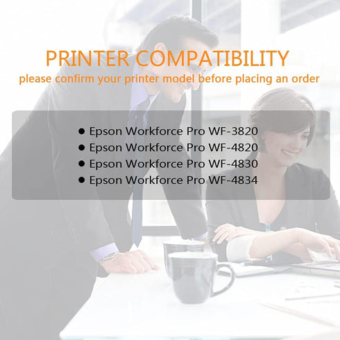 Run Star 1 Pack 822XL T822XL Black Remanufactured Ink Cartridge Replacement for Epson Workforce Pro WF-3820 (1 Black)