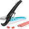 SHALL PEX Pipe Cutter, Fast Tubing Cutter for PEX, Plastic Hoses, PVC, CPVC, Aluminum Alloy Pipe Cutting Tool