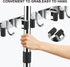 2 Pack 4 5 nacena Broom Holder Wall Mount Mop Hanger, Stainless Steel Racks Hooks Self Adhesive Heavy Duty Tool