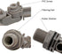3/4" Plastic Float Valve for Water Tank with Adjustable Arm, Automatic Fill for Pool & Livestock Waterer