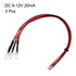 uxcell 3Pcs 5mm Pre Wired LED, Warm White DC9-12V Clear Lens, Light Emitting Diodes