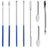 8 Piece Capsule Filling Machine Kits for Empty Pill Capsules Filler, Home & Lab Supplies - Micro Tiny Spoon Spatula, Lab Scoop Filling Tray, Herb Powder Tamper Tool, Gel Capsules Size #000 00 0 1 2 3