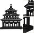 Zerodeko Metal Bookend Book Organizer Reusable Crafted Metal Book Holder for Desktop Reading and File Organization