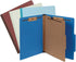 Blue Summit Supplies 12 Pressboard Classification Folders, 2 Dividers, Letter Size Office Folders, 12 Pack