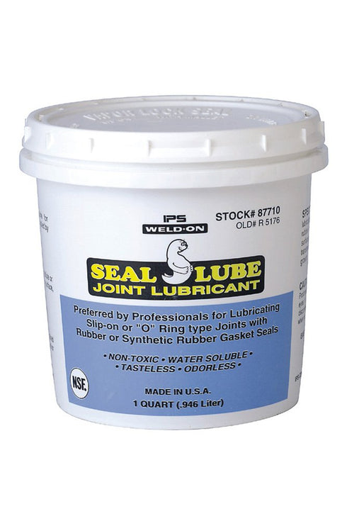 Weld-On 87710 Seal Lube Gasket Lubricant, Milky-White, 1 Quart (32 fl oz)
