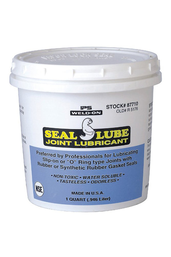Weld-On 87710 Seal Lube Gasket Lubricant, Milky-White, 1 Quart (32 fl oz)