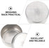 iplusmile 3Pcs Aluminum Weighing Can, Smooth Wall Weighing Dish for Laboratory
