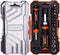 Edward Tools 31 Piece Ratchet Screwdriver Set - Pro Easy Ratchet with Magnetic Bit Tips, Ergo Handle, Organizing Case