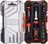 Edward Tools 31 Piece Ratchet Screwdriver Set - Pro Easy Ratchet with Magnetic Bit Tips, Ergo Handle, Organizing Case