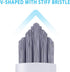 Grout Brush Cleaning, Hard Bristle Grout Cleaner for Tile Floors, 4 Pieces Bathroom Cleaning Brushes for Shower Tile