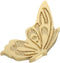 NOLITOY Brass Butterfly Drawer Handle Left Vintage Cabinet Pulls for Dresser Wardrobe