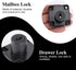 2pcs Angoily Office Cabinet Lock Zinc Alloy Drawer Lock Keys for File Cabinets Bedside Tables and Cupboards Easy