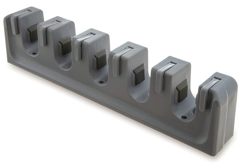 4073700 16-1/2" 2-3/4" 3-1/2" Carlisle FoodService Products Roll N Grip ABS Plus Broom and Brush Holder, Length x