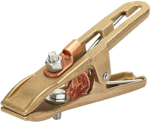 Fafeicy Welding Ground Clamp - Brass Material A Shape Ground Clamp for Welding Machine in Shipyards, 500A