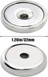 LOVIMAG Neodymium Cup Magnets - Rare Earth Magnets with 100 LBS Holding Force, Dia 1.26 inch, Pack of 8