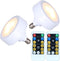 SADOVC 2 Pack Mini E12 Battery Light Blub for Lamp,Battery Operated Light Bulb
