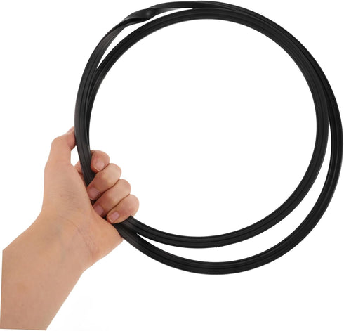 PartyKindom Salon Chair Base Ring Gasket Durable Rubber Floor Protectors for Salon Equipment Easy Installation Ring