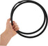 PartyKindom Salon Chair Base Ring Gasket Durable Rubber Floor Protectors for Salon Equipment Easy Installation Ring