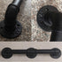 XXSLY 80cm 50cm) Grab Bars Grab Rail handrail Showers and Walls Black Stair Handrail, Multifunction Metal Wrought Iron