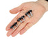Impnit 30PCS 3 Screw(M4M5M6) Size Threaded Knurled Thumb Screws, Monitor Screws Vesa Screws Carbon Steel Clamping Knobs