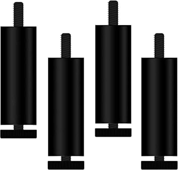 LXVPKH Aluminum Alloy Adjustable Furniture Leg Pieces,Round Wardrobe Leg,Replacement Furniture Feet,Metal Table Leg,Sofa