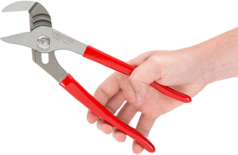 TEKTON 10 Inch Groove Joint Pliers (1-1/2 in. Jaw) - Made in USA, Model 37524