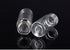 20 Pcs 10ml Glass Bottles, Sterile Vials with Self Healing Injection Port and Flip Off Aluminum Cap
