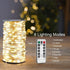 200FT 600 LED Fairy String Lights LEDs Outside Indoor Plug in String Lights Waterproof Remote Control for Living Bed