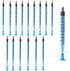15 pcs 1ML/CC Plastic Syringe Disposable, Individual Sealed Wrap for Scientific Feeding