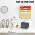 EASEPRES 5 Pocket Mesh Hanging Wall File Organizer, Wall Mounted Document Holder for Office Home