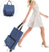 Collapsible Hand Truck with Large Grocery Bag - Portable Dolly for Easy Moving