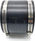 Flexible Rubber PVC Coupling with Stainless Steel Clamps, 4 inch, Black