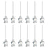 PATIKIL Blunt Tip Dispensing Needle 24G, 12 Pcs 1 Inch Stainless Steel Liquid Dispenser Needles with Lure Lock