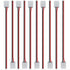 LightingWill 10pcs Pack Wire Solderless Snap Down 2Pin LED Strip Connector for 8mm Wide