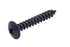 Bolt Dropper No. 8 x 1 Stainless Steel Wood Screws - 25 Pack Black Xylan Coated Phillips Truss Head Screws