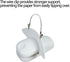 SODOI Set (2PCS) Paper Holder Stand and Clip Folder with Non-Slip Pad Portable Paper Holder Copier Stand Office