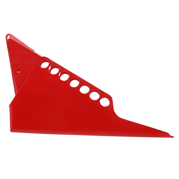 TRADESAFE Standard Ball Valve Lockout Device - Red for 1-1/4 inch to 2-1/2 inch Pipe Diameter, Quick Installation