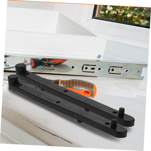 Cabilock Slide Rails for Cabinet Concealed Plastic Grooved for Bedside Tables and Wardrobe Dressers Space-Saving