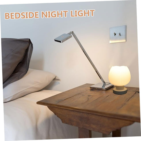 Holibanna Portable Touch Sensor Table Lamp with Color Changing Adjustable Brightness Soft Non-Glaring Light Bedside