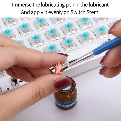 2 Pack 0.35 oz 205 G0 Switches Lube Grease Oil GPL Mechanical Keyboard Keycaps Lubricant Lubes Stabilizer Lubricating