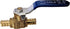 4 Pieces 1/2" Pex Ball Valve Hot & Cold, 24-2-1&2=4X (4 Packs)